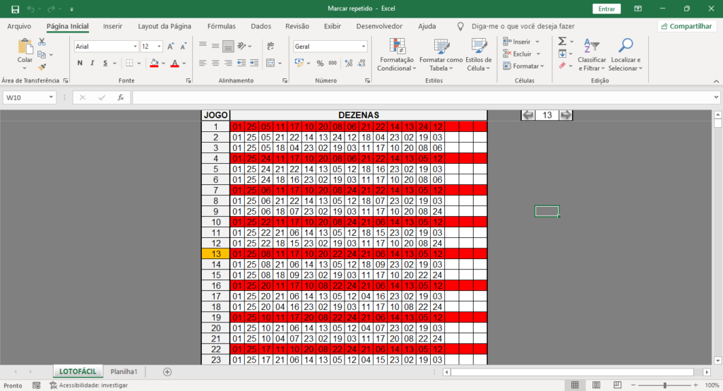 Planilha Grátis para Lotofácil com Fechamento e Garantia de 15 Pontos 