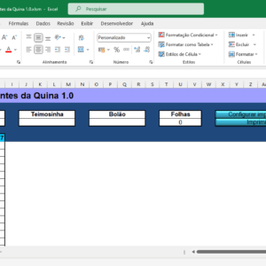 Planilha de impressão de volantes da Quina