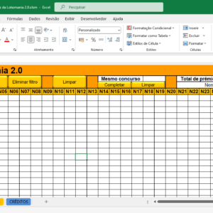 Planilha para conferir jogos da Lotomania 2.0