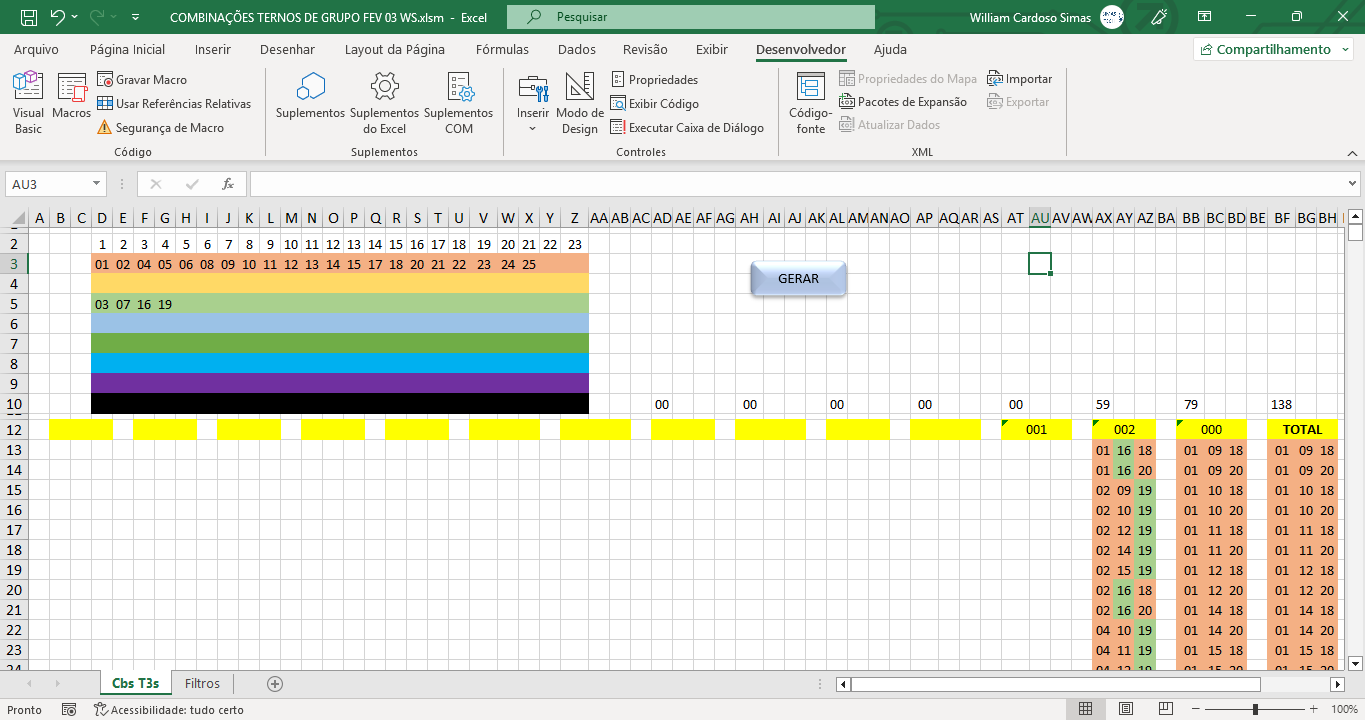 Alteração de macro para adaptar ao novo layout da planilha