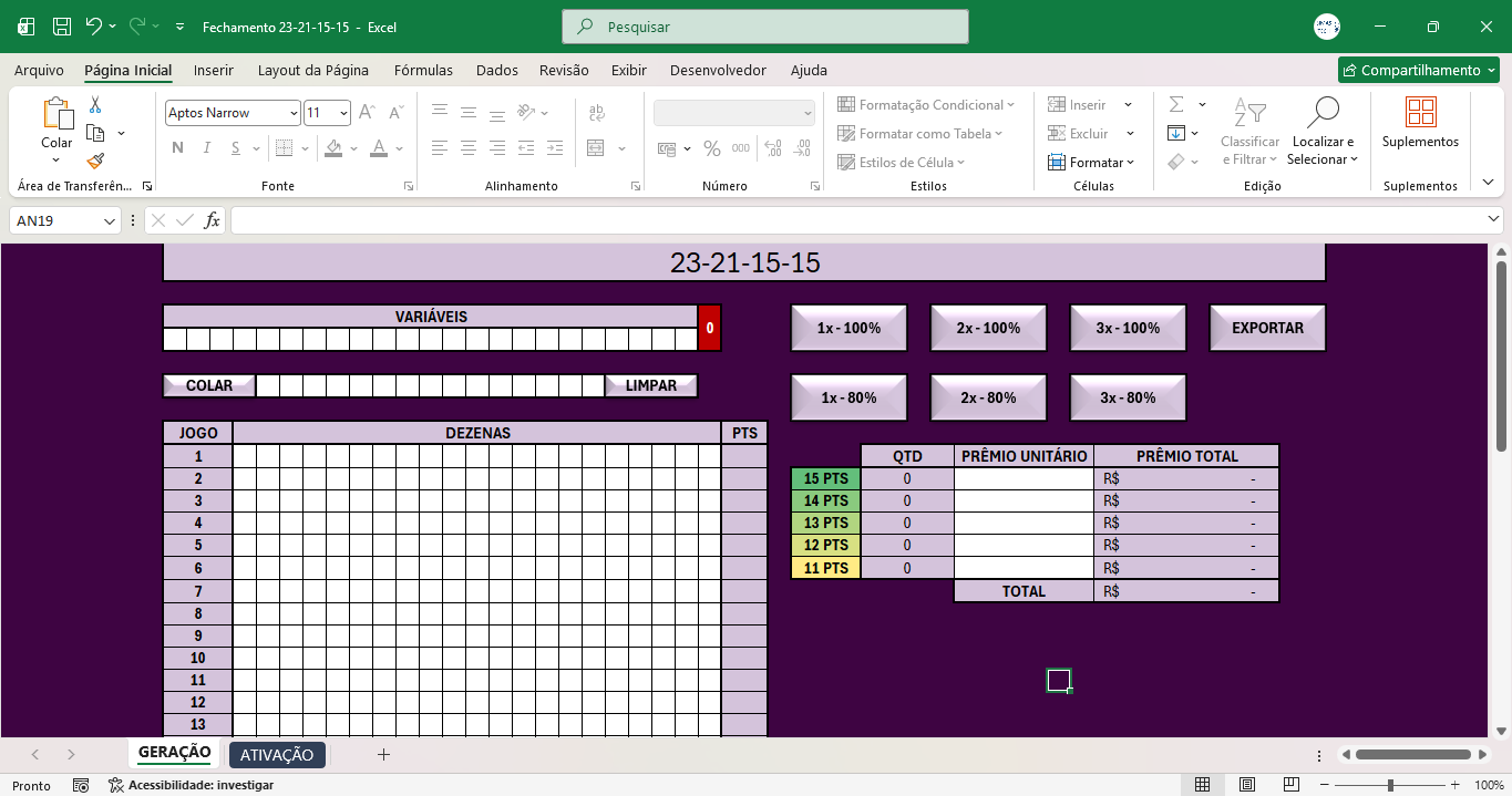 Planilha de fechamento 23-21-15-15